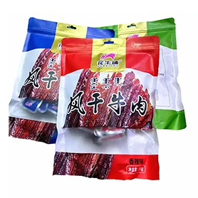 Packaged beef jerky