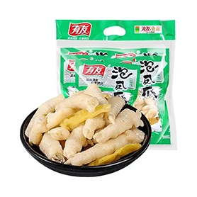 Bagged chicken feet