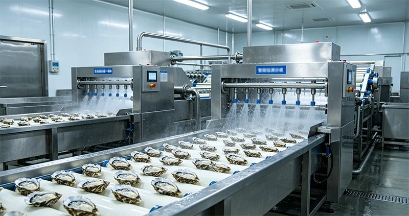 Oyster Cleaning and Grading Integrated Solution