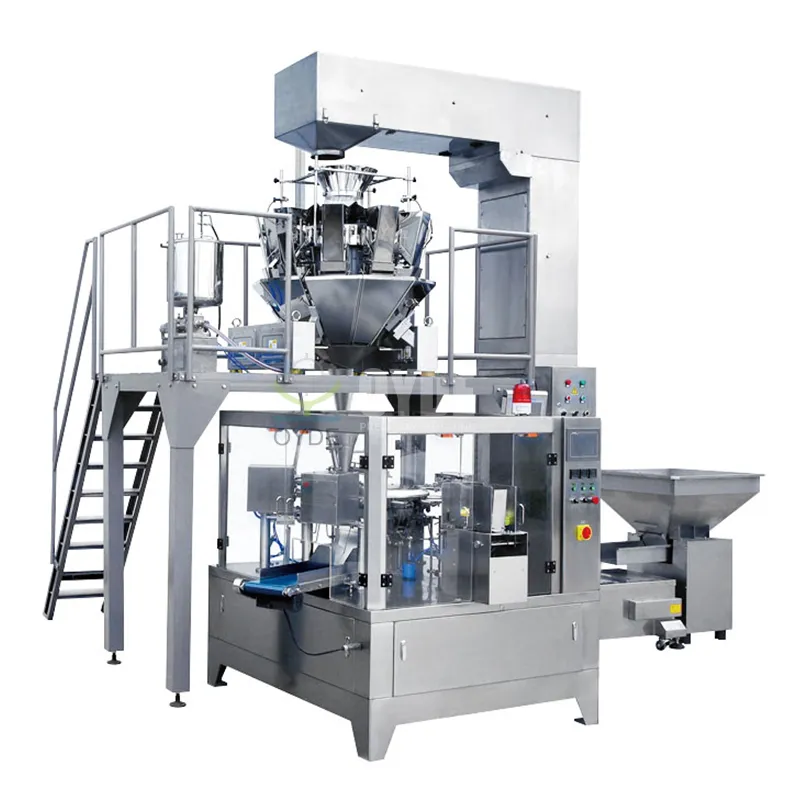 Automatic Premade Bag Packaging Machine Rotary Pouch Packing Equipment